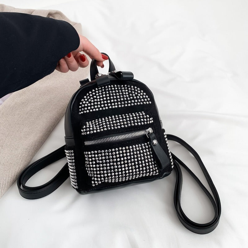 Mini sac à dos diamant femmes