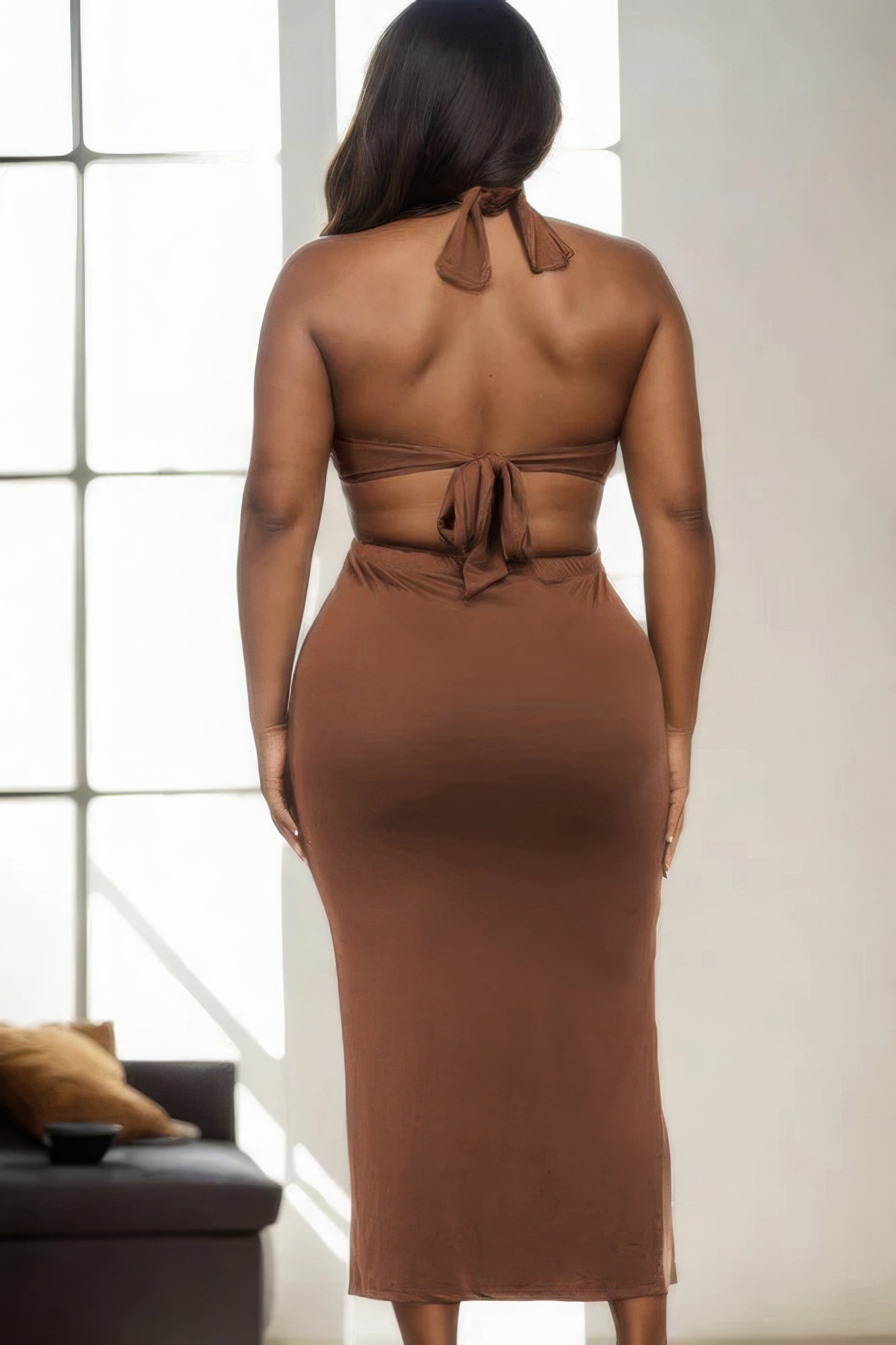 Robe mi-longue grande taille Capella Apparel